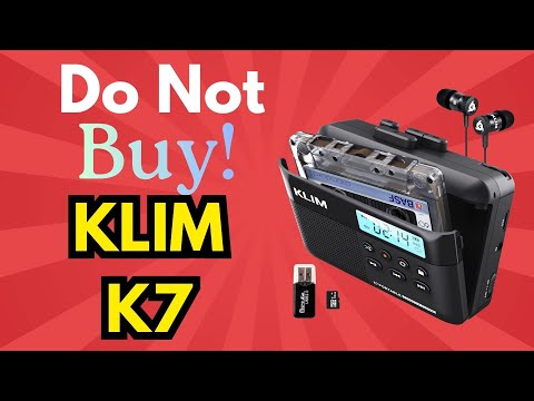 KLIM K7 Cassette Player Review – DO NOT BUY ❌ Tape-Eating Garbage