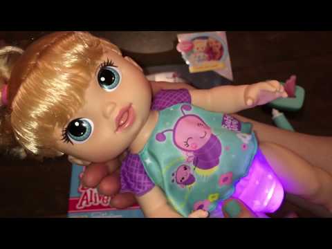 Blonde Twinkles n' Tinkles Baby Alive Doll Unboxing Video