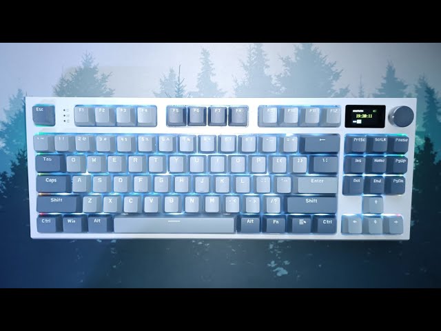 Vídeo relacionado con ATTACK SHARK X68 HE & R1 Combo Gaming Teclado y Ratón, Teclado 8000Hz con Cable Rapid Trigger, Precisión 0,01 mm, Snap Tap, 59g Ratón Inalámbrico SUPERLIGHT, 18000DPI, BT/2.4G/USB-C, Contornos Blancos