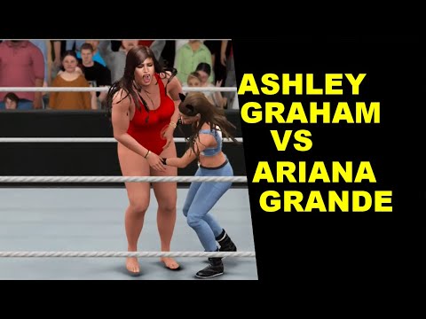 WWE 2K17 Ariana Grande vs Ashley Graham - No Holds