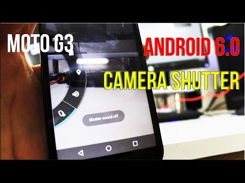 Moto G3 - Turn off Camera Shutter Sound in Marshmallow