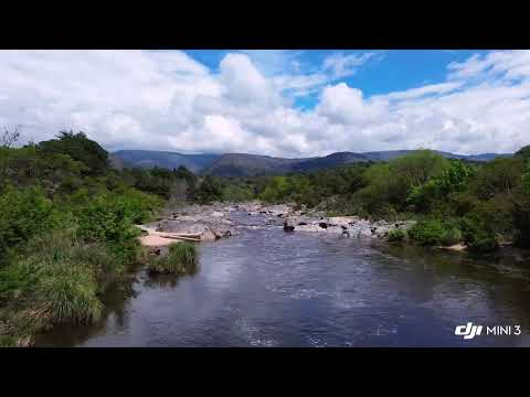 SAN CLEMENTE, CÓRDOBA 🏞️💙 | El río y las sierras desde el aire 🚁 DJI Mini 3