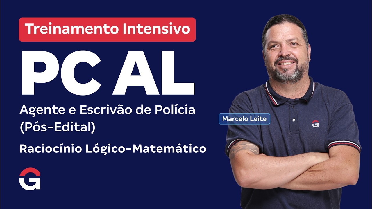Treinamento Intensivo PC AL  - Agente e Escrivão de Polícia |  RLM | com Marcelo Leite
