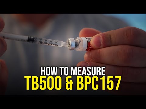 How to Measure and Inject Recovery Peptides BPC-157 and TB-500 (The Wolverine Stack)