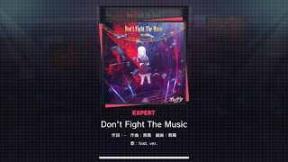 Cover art for Don't fight the music