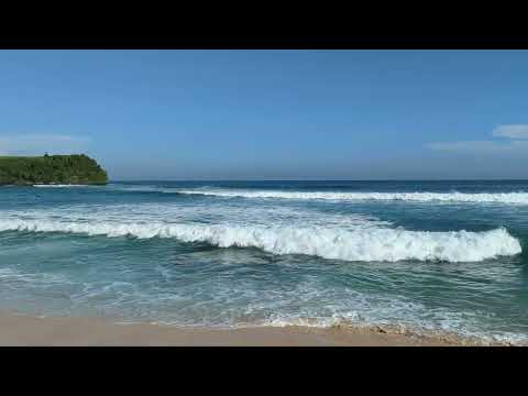 ASMR | Ocean sound of Waves crashing 🌊 in Bali 🏝 | 4K 60fps