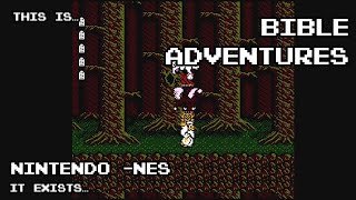This is Bible Adventures for the NES