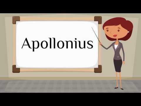 How do you say 'Apollonius' in French?