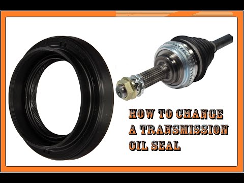 How to Change a Toyota Corolla Transmission / Axle oil seal