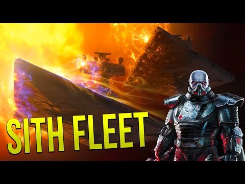 SITH FLEET vs GALACTIC EMPIRE! - STAR WARS Empire at War [Yoden Mod]