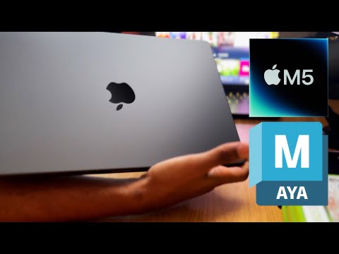 Maya on M5 MacBook Pro 14" - 3D Modeler Prospective