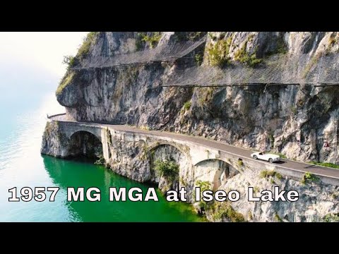 Driving the MG MGA to Iseo Lake in Italy