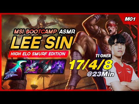 T1 Oner Lee Sin vs Nidalee ASMR | Challenger Lee Sin Jungle | MSI Bootcamp 2023 ASMR