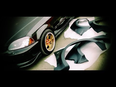 New Rocket Bunny Style Kit For My Civic [ Over Fenders ]