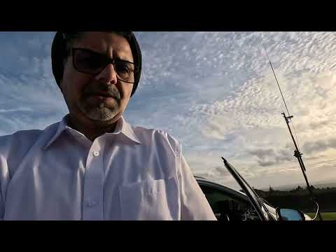 ICOM IC-705 Radio and ICOM AH-705 Tuner test with Ampro 20 antenna.