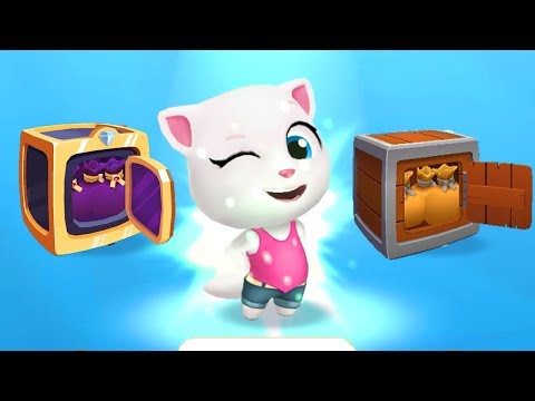 Talking Tom Gold Run Android Gameplay - Full Screen Talking Angela Wild West