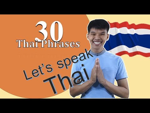 30 Common Thai Phrases / Easy to understand