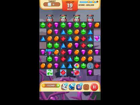 Jewel Match King Level 317 - Walkthrough ( No Booster )