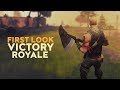 First Look - Victory Royale! (Fortnite Battle Royale)