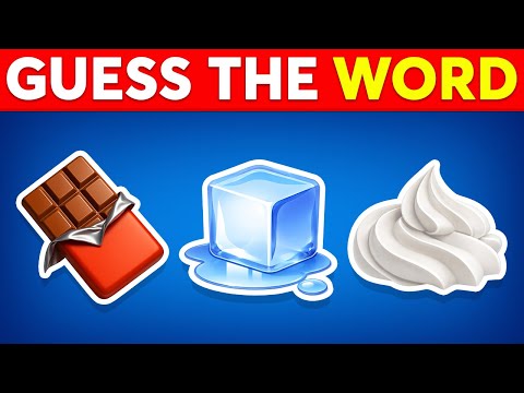 Guess The WORD By Emojis? 🤔❓ Emoji Quiz Challenge 2026