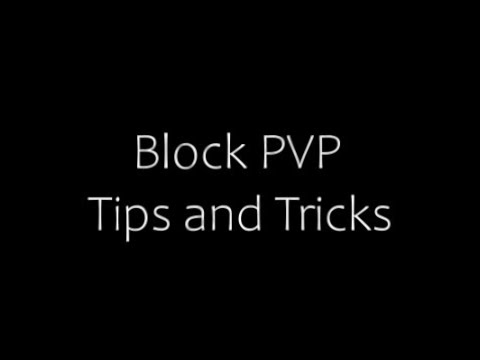 Block PVP Techniques/Tips and Tricks in Minecraft