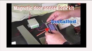 How To Install A Magnetic Door Lock Access Control System