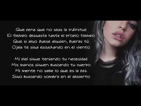 Que pena que no seas la infinitud