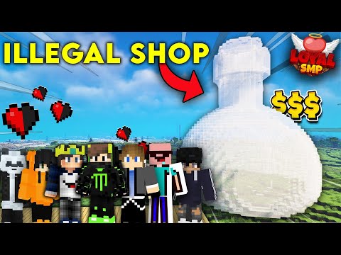 I BUILD A ILLEGAL SHOP in This LIFESTEAL SMP | Loyal Smp |