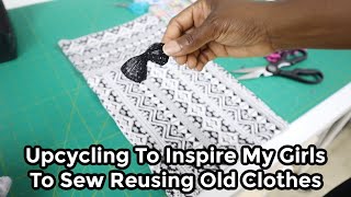 TURN Old Dresses Into Beautiful Repurposed Pillows| Upcycling My Kids' Clothes - Inspire Them To Sew