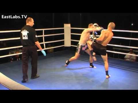 K1 empress Poprad - K1 do 71,8kg - Miroslav Gočík SVK vs Ladislav Majerník SVK.mpg