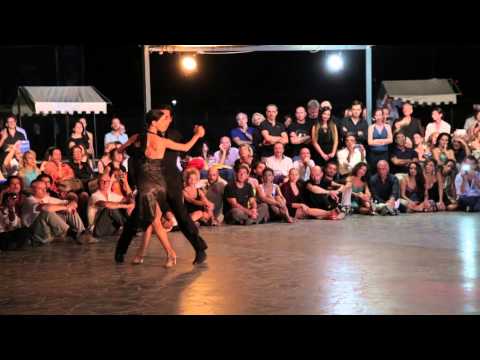  Walter Cardozo  and  Margarita Klurfan  are  dancing  at  Catania Tango Festival  in  2014