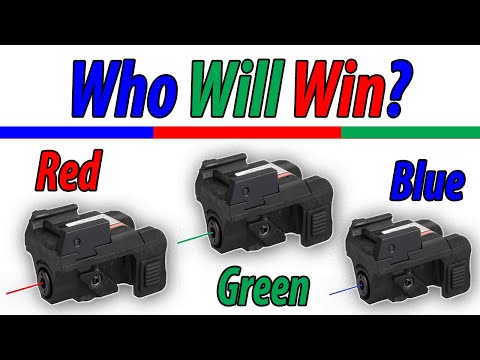 Red vs Green vs Blue Laser Sight Comparison! | Visibility in Daylight Test!