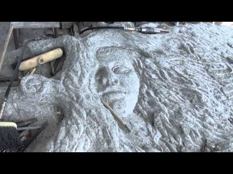 Sambuci Lavorazione mascherone fontana