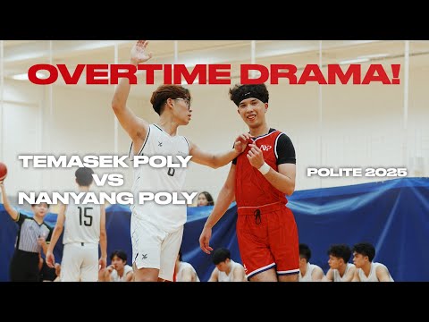 OVERTIME DRAMA IN THE FIRST GAME OF THE SEASON! | Temasek Poly vs Nanyang Poly | POLITE Bball 2025