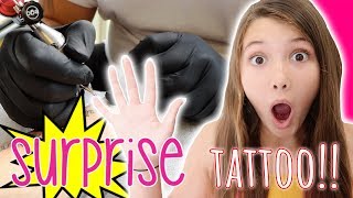 I GOT A CRAZY SURPRISE TATTOO!