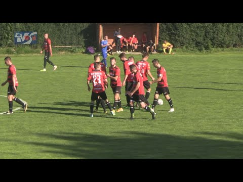 SAN WRZAWY - SŁOWIANIN GRĘBÓW 4:6 (2:5) -  FRAGMENTY MECZU I KOMENTARZE TRENERÓW