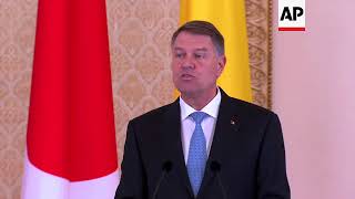 Japanese PM discusses NKorea with Romanian president