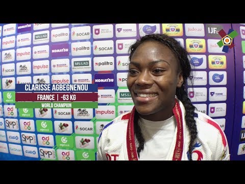 World Judo Championships 2018 - Interview with Clarisse Agbegnenou (FRA)