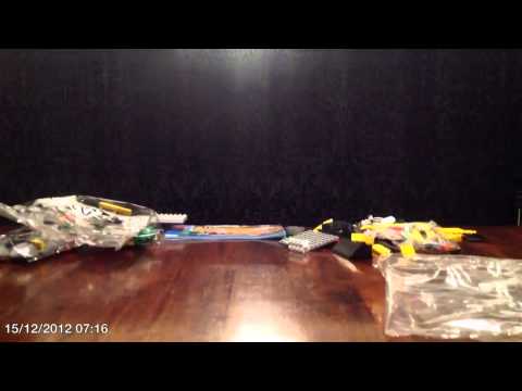 Lego 4202 Mining truck and 4203 excavator transport time la