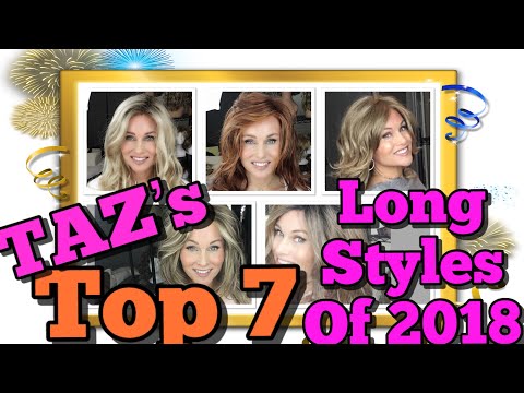 TAZ TOP 7 LONG WIG STYLES of 2017!  See THEM ALL! #classictaz