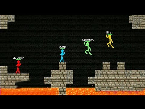 Stickman VS Multicraft Animation video game paly