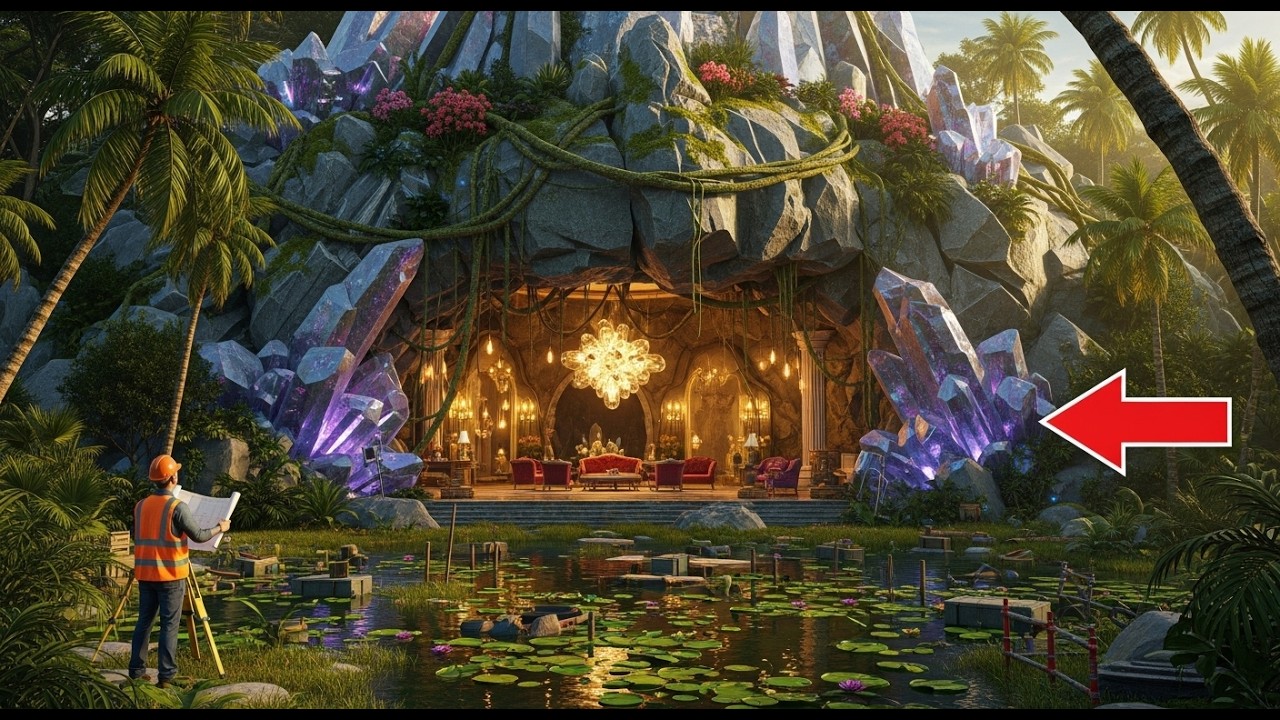 Abandoned Crystal Cave House Hidden in the jungle transformed into a Luxury Retreat