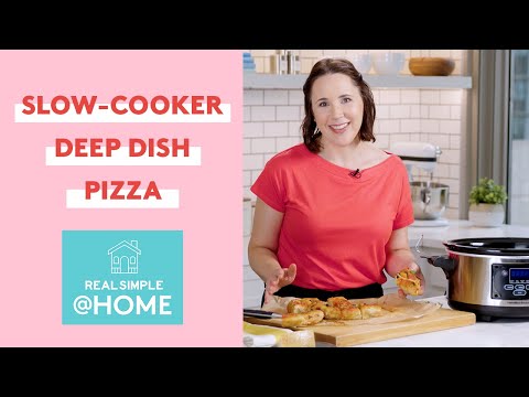 Slow-Cooker Pizza Recipe for a Super Easy Dinner | Real Simple@Home | Real Simple