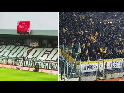 Fanatycy Motoru Lublin w Krakowie. "PROKOCIM" - oprawa kibiców Cracovii. Doping na meczu 22.11.2025
