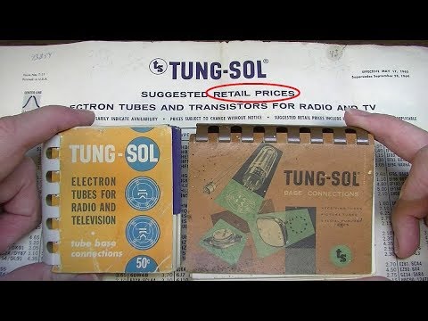 How Expensive were Electron Vacuum Tubes in 1965?