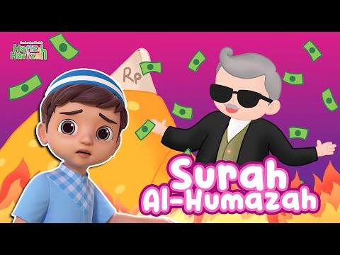 Murotal Anak Versi Cowok | Surah AL - HUMAZAH| Kartun Anak-Anak Islami | Hafiz & Hafizah