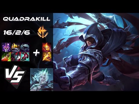 JUNGLE Talon vs Viego [QUADRAKILL] - EU Challenger Patch 25.S2.2