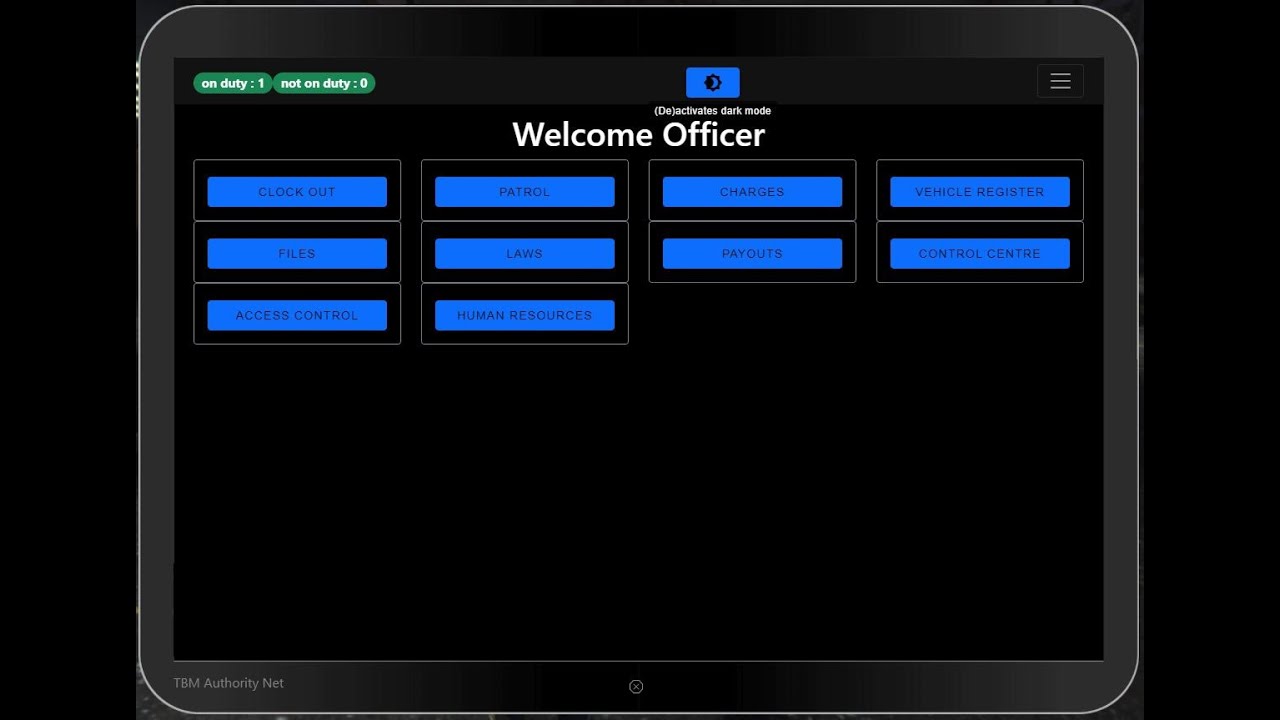TBM Authority Net the better Cop Net (MDT) thumbnail 2