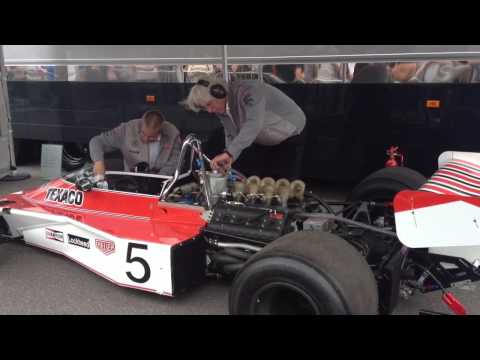 Neil Trundle starts 1974 Mclaren F1 car