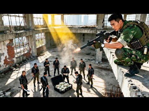 Drug Dealers Trade in Abandoned Building—Special Forces King Ambushes from Above, One Shot One Kill!